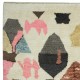 Handmade Moroccan Rug for Kids Room, Modern Tulu Carpet for Living Room, 100% Wool