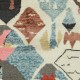Handmade Moroccan Rug for Kids Room, Modern Tulu Carpet for Living Room, 100% Wool