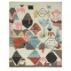 Handmade Moroccan Rug for Kids Room, Modern Tulu Carpet for Living Room, 100% Wool