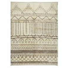 Moroccan Tulu Rug, 100% Natural Wool, Modern Handmade Carpet