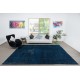 Modern Turkish Area Rug in Navy Blue Color. Contemporary Handmade Carpet