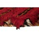 Modern Handmade Tulu Rug in Red. 100% Wool. Custom Options Available