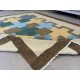 Modern Handmade Scandinavian Kilim Rug 'Flat Weave' with Geometric Patterns, 100% Wool