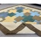 Modern Handmade Scandinavian Kilim Rug 'Flat Weave' with Geometric Patterns, 100% Wool