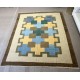 Modern Handmade Scandinavian Kilim Rug 'Flat Weave' with Geometric Patterns, 100% Wool