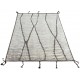 Contemporary Moroccan Design Berber Rug. 100% Wool. Handmade Beni Ourain Carpet