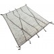 Contemporary Moroccan Design Berber Rug. 100% Wool. Handmade Beni Ourain Carpet