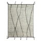 Contemporary Moroccan Design Berber Rug. 100% Wool. Handmade Beni Ourain Carpet