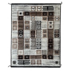 Modern Moroccan Design Berber Rug. 100% Wool. Handmade Beni Ourain Carpet