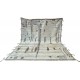 Handmade Moroccan Azilal Style Rug. 100% Wool. Modern Beni Ourain Carpet