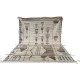 Handknotted Moroccan Azilal Style Rug. 100% Wool. Modern Beni Ourain Carpet