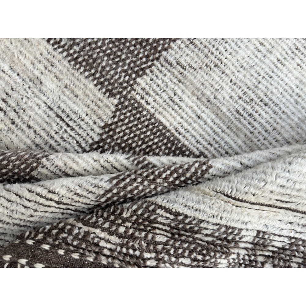 Contemporary Moroccan style Handmade Rug. 100% Natural Wool. Custom Options Available