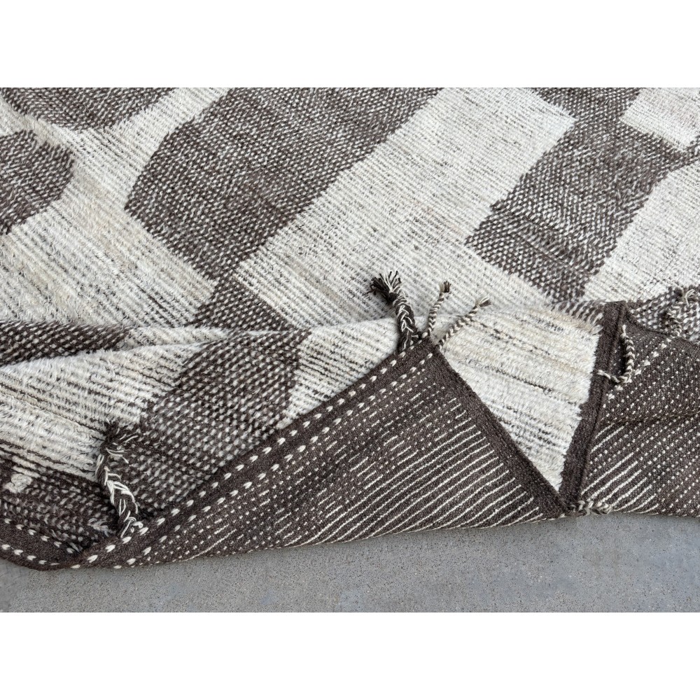 Contemporary Moroccan style Handmade Rug. 100% Natural Wool. Custom Options Available