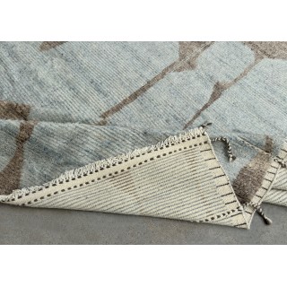 Modern Hand-knotted Moroccan Design Rug. 100% Wool. Custom Options Available