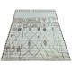 Contemporary Moroccan Design Berber Rug. 100% Wool. Handmade Beni Ourain Carpet