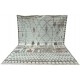 Contemporary Moroccan Design Berber Rug. 100% Wool. Handmade Beni Ourain Carpet