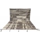 Handknotted Moroccan Azilal Style Rug. 100% Wool. Modern Beni Ourain Carpet