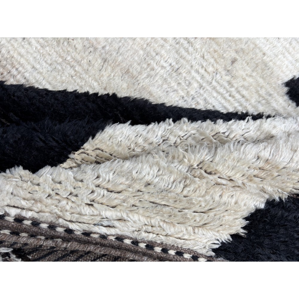 Modern Moroccan style Handmade Rug. 100% Natural Wool. Custom Options Available