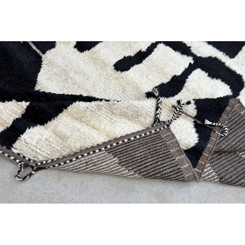 Modern Moroccan style Handmade Rug. 100% Natural Wool. Custom Options Available