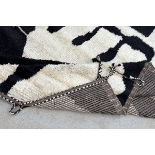Modern Moroccan style Handmade Rug. 100% Natural Wool. Custom Options Available