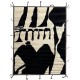 Modern Moroccan style Handmade Rug. 100% Natural Wool. Custom Options Available