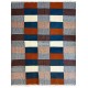 Modern Handmade Scandinavian Kilim Rug 'Flat Weave' with Geometric Patterns, 100% Wool