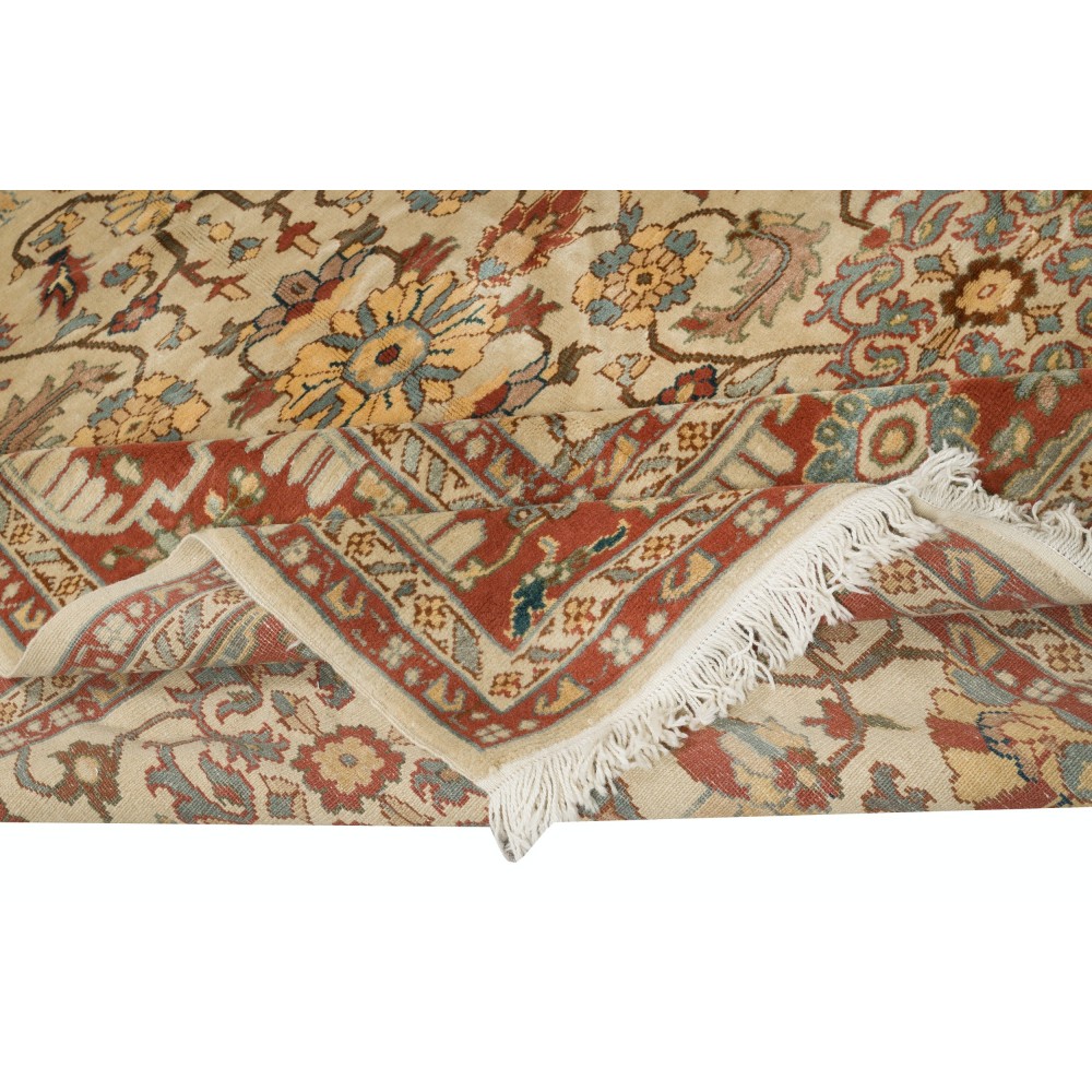 Vintage Handmade Turkish Oushak Rug. 100% Wool. Excellent Condition
