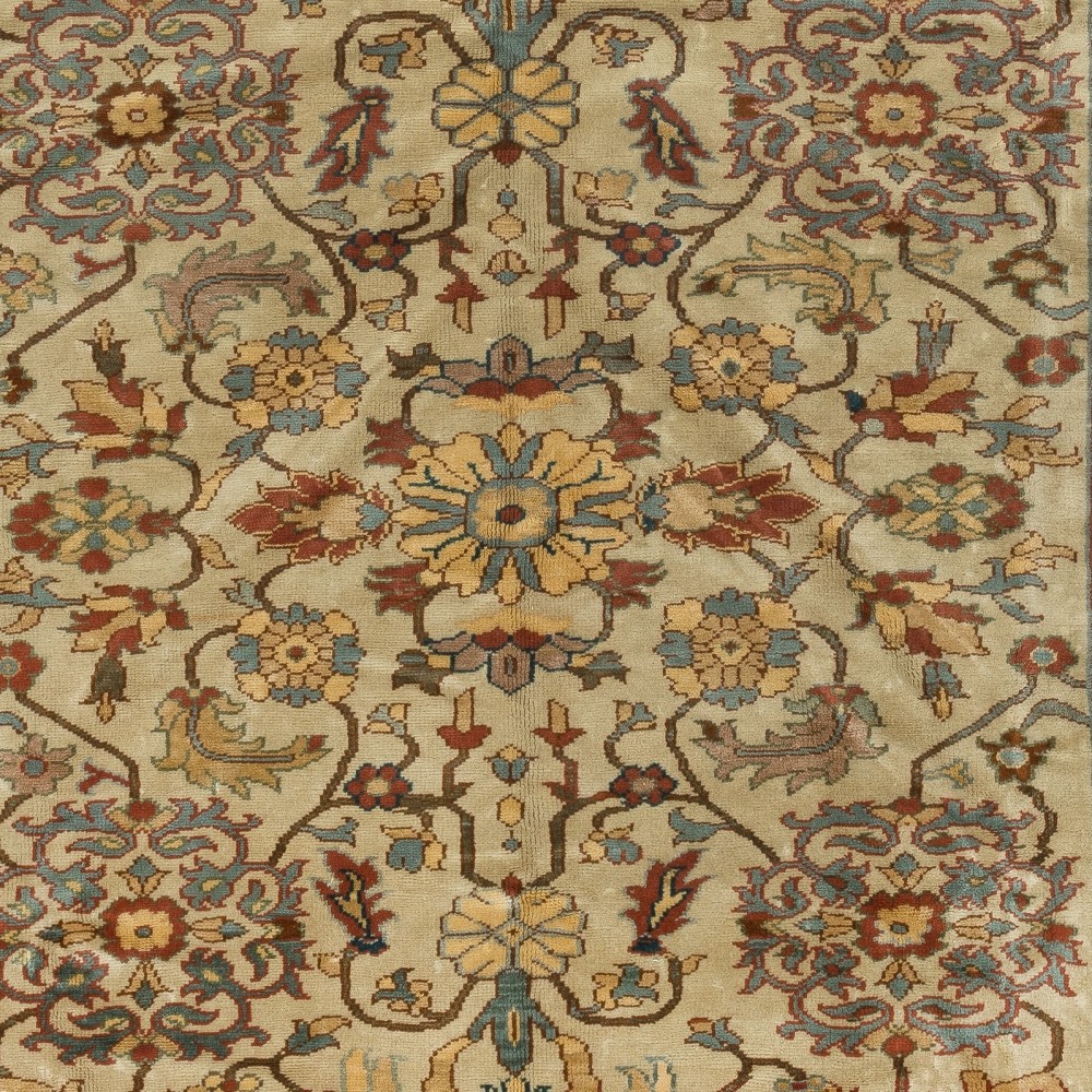 Vintage Handmade Turkish Oushak Rug. 100% Wool. Excellent Condition