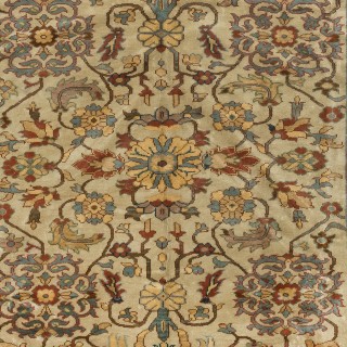 Vintage Handmade Turkish Oushak Rug. 100% Wool. Excellent Condition