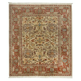 Vintage Handmade Turkish Oushak Rug. 100% Wool. Excellent Condition