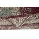 One of a kind Vintage Handmade Turkish Large Rug, Maroon Red 1960s Carpet with Medallion Design