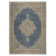 Vintage Handmade Wool Large Area Rug, One of a kind Turkish Carpet