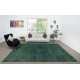 Dark Green Color Handmade Large Area Rug, Contemporary Turkish Carpet
