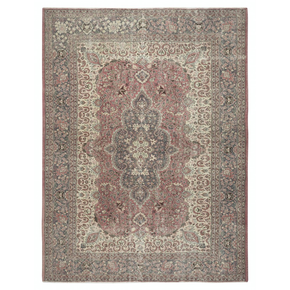 Fine Hand-Knotted Ona-of-a-kind Vintage Turkish Area Rug, circa 1940