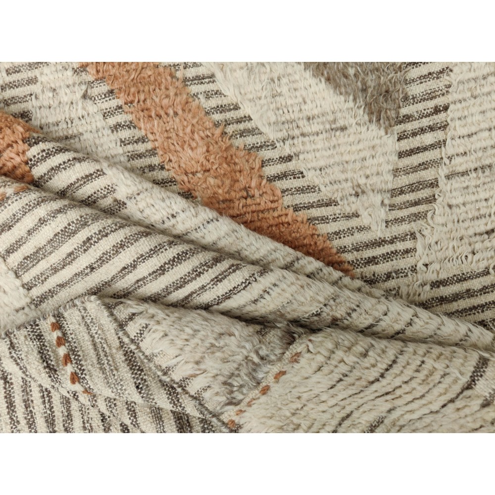 Contemporary Moroccan Rug. 100% Wool. Custom Options Available