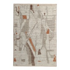 Contemporary Hand-knotted Moroccan Rug. 100% Wool. Custom Options Available