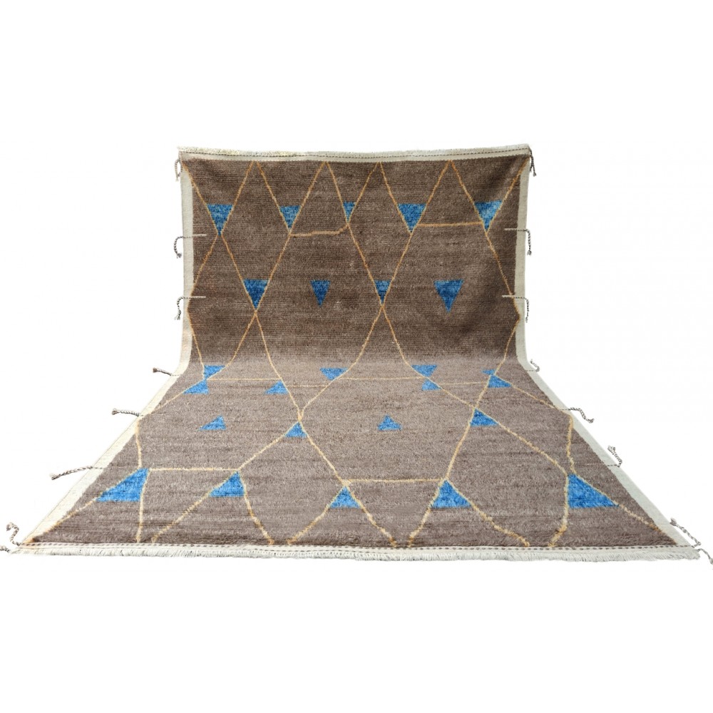 Contemporary Moroccan Berber Rug. 100% Wool. Custom Options Available