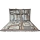 Contemporary Moroccan Design Berber Rug. 100% Wool. Handmade Beni Ourain Carpet