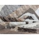 Contemporary Moroccan Design Berber Rug. 100% Wool. Handmade Beni Ourain Carpet
