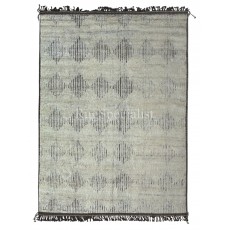 Modern Moroccan Design Berber Rug. 100% Wool. Handmade Beni Ourain Carpet