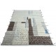 Handknotted Moroccan Azilal Style Rug. 100% Wool. Modern Beni Ourain Carpet