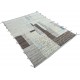 Handknotted Moroccan Azilal Style Rug. 100% Wool. Modern Beni Ourain Carpet