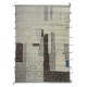 Handknotted Moroccan Azilal Style Rug. 100% Wool. Modern Beni Ourain Carpet