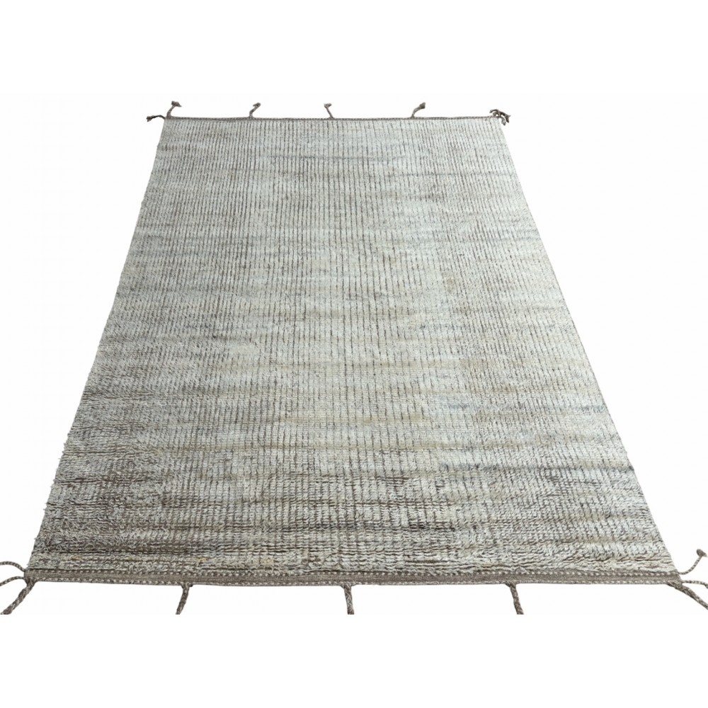 Modern Moroccan style Handmade Rug, 100% Natural Wool. Custom Options Available