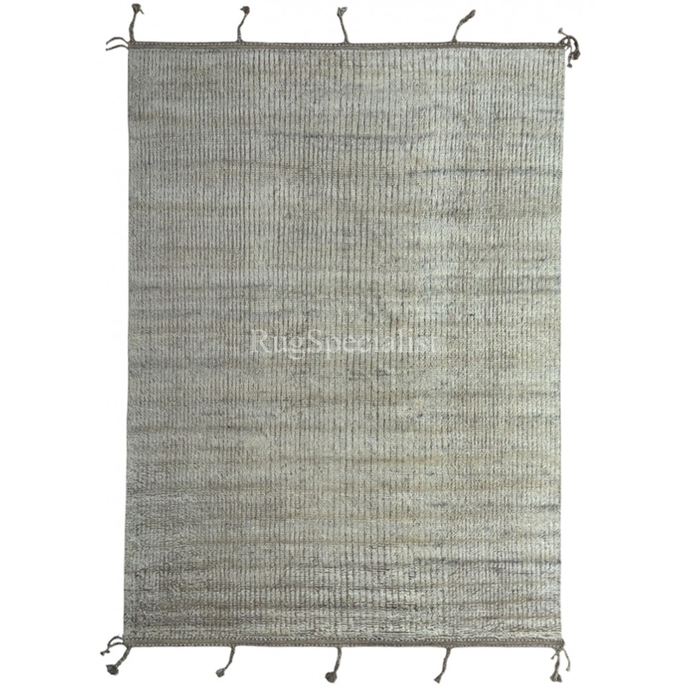Modern Moroccan style Handmade Rug, 100% Natural Wool. Custom Options Available
