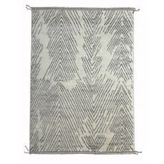 Handmade Moroccan style Rug, 100% Natural Wool. Modern Beni Ourain Carpet
