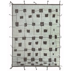 Contemporary Moroccan style Handmade Rug, 100% Natural Wool. Custom Options Available