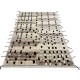 Modern Moroccan Berber Beni Ourain design Rug. 100% Wool. Custom Options Available