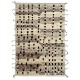Modern Moroccan Berber Beni Ourain design Rug. 100% Wool. Custom Options Available