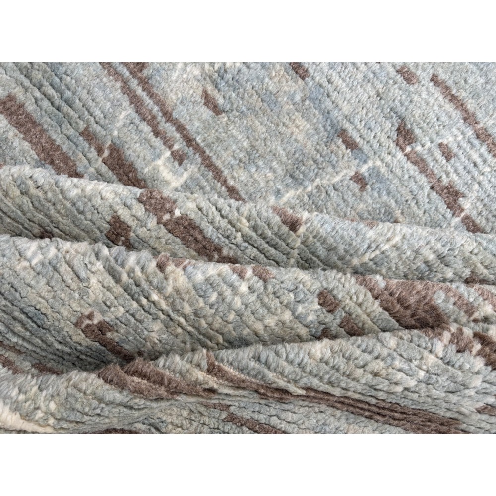 Modern Moroccan Berber Rug. 100% Wool. Custom Options Available